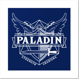 Paladin (White) Posters and Art